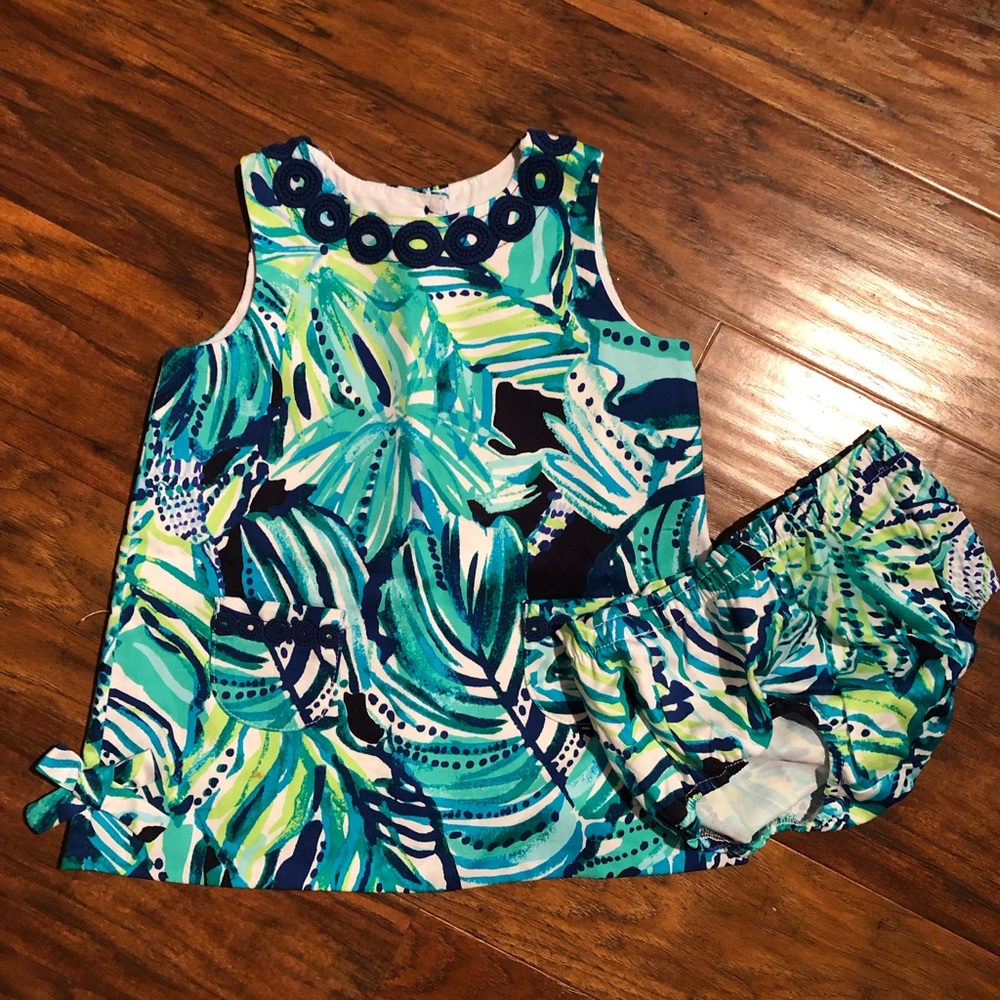 Lilly Pulitzer Baby Dress with Diaper Cover